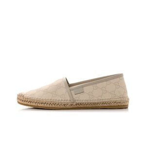 Gucci Canvas Logo Espadrilles.